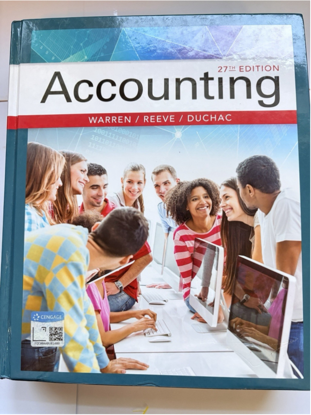 Accounting 27th Edition Warren Reeve Duchac Hardcover College Textbook Business